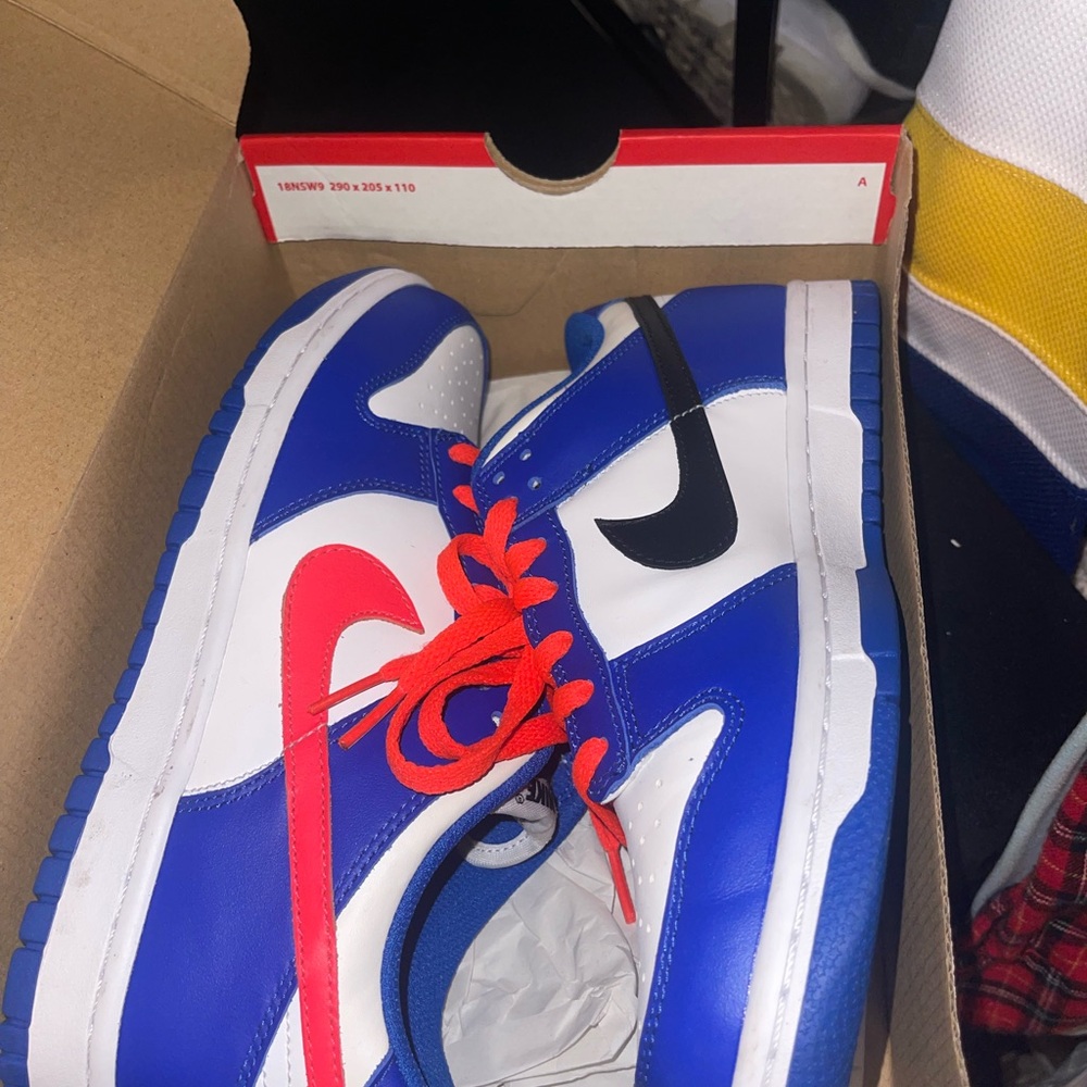 Nike Blue and White Sneakers